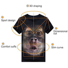 Load image into Gallery viewer, Funny Gorilla 3D T-shirt