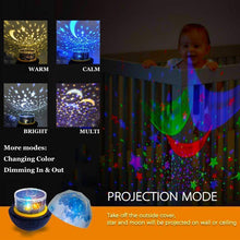 Load image into Gallery viewer, Multifunctional LED Night Light Star Projector Lamp, 5 Sets of Film