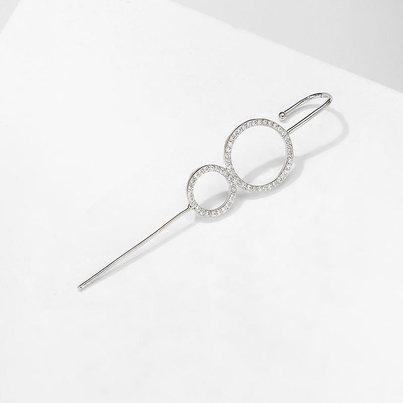 Double Circle Hook Earring