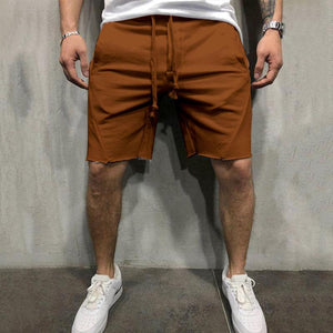 Men Loose Elastic Waist Shorts