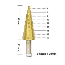 Load image into Gallery viewer, Domom® Titanium Step Drill (3 pieces)