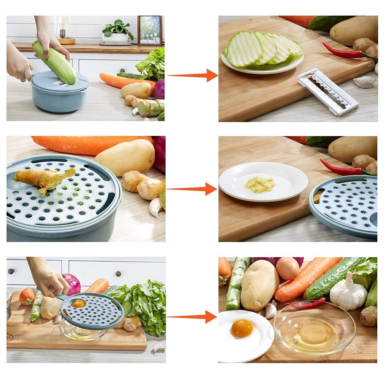 9 Sets Multi-Function Vegetable Slicer