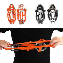 Load image into Gallery viewer, 18 Teeth Stainless Steel Crampons Slip-resistant Shoes Cover