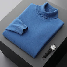 Load image into Gallery viewer, Men&#39;s Solid Color Turtleneck Sweater