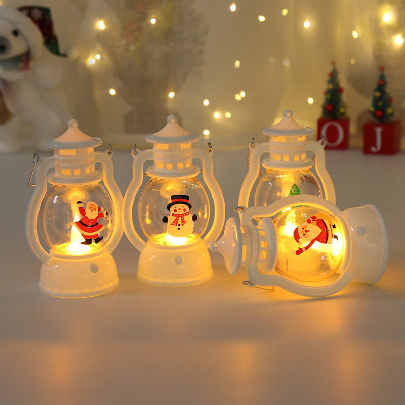 Christmas Portable Oil Lamp Decoration