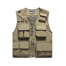 Load image into Gallery viewer, Outdoor Lightweight Mesh Fabric Vest with 16 Pockets