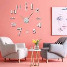 Load image into Gallery viewer, Modern DIY Punch-Free Wall Clock