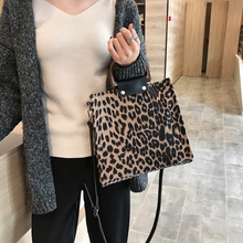 Load image into Gallery viewer, Women Leopard Luxury Handbags Designer With Handle Shoulder Bag