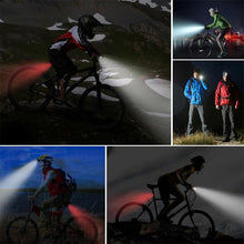 Load image into Gallery viewer, Rechargeable Bicycle Light Set