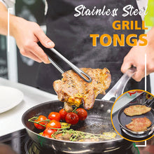 Load image into Gallery viewer, Stainless Steel Grill Tongs