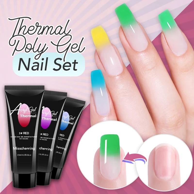 Thermal Poly Gel Nail Set