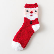 Load image into Gallery viewer, Christmas Fuzzy Fluffy Socks