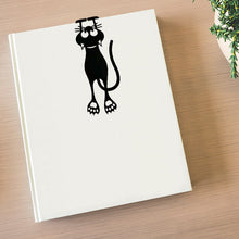 Load image into Gallery viewer, Cutout Black Kitten Bookmark