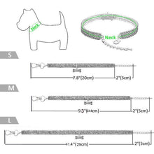 Load image into Gallery viewer, Tripple Crystal Collar