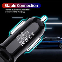 Load image into Gallery viewer, 4 Ports USB Car Charge Fast Charging