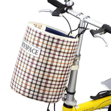 Load image into Gallery viewer, Canvas Folding Bicycle Basket