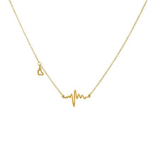 Load image into Gallery viewer, Heartbeat Love ECG Necklace