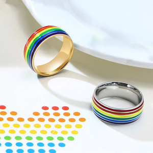 Titanium Rainbow Ring