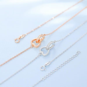 Interlocking Hearts Necklace