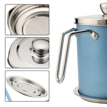 Load image into Gallery viewer, Stainless Steel Oil Strainer Storage Can