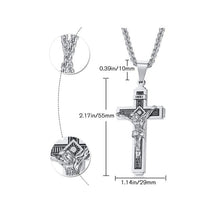 Load image into Gallery viewer, Jesus Cross Necklace