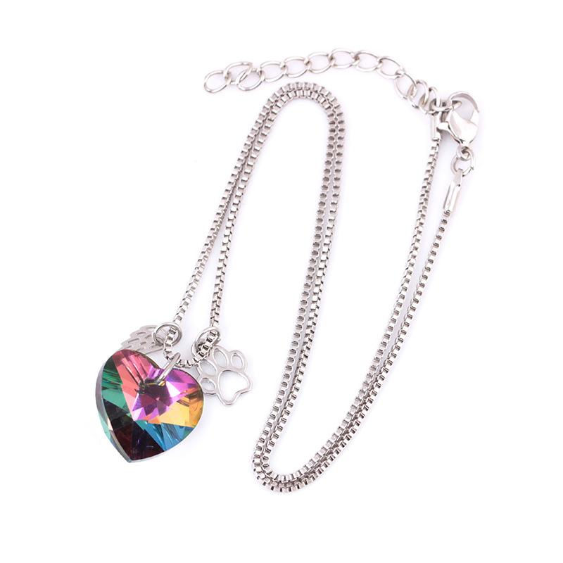 Rainbow Heart Necklace