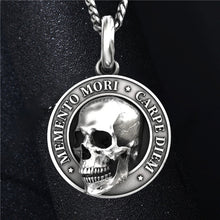 Load image into Gallery viewer, Memento Mori Skull Pendant