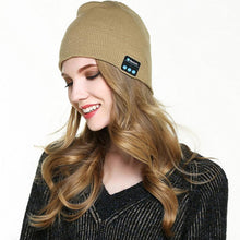 Load image into Gallery viewer, Warm knitted hat with 4.2 Bluetooth