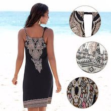 Load image into Gallery viewer, Womens Casual Print Sleeveless Short Sundress