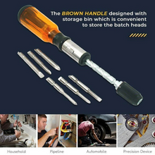 Load image into Gallery viewer, Automatic Spiral Ratchet ScrewDriver Set