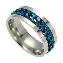 Load image into Gallery viewer, Titanium Steel Rotatable Chain Ring