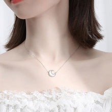 Load image into Gallery viewer, Fashion Rhinestone Moon Necklace