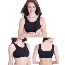 Load image into Gallery viewer, Women Anti-Sagging Cotton Sports Bra, 3 packs