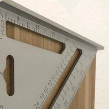 Load image into Gallery viewer, Aluminum Alloy Triangle and Square Ruler