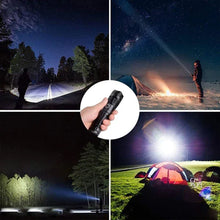 Load image into Gallery viewer, LED Rechargeable Tactical Laser Flashlight