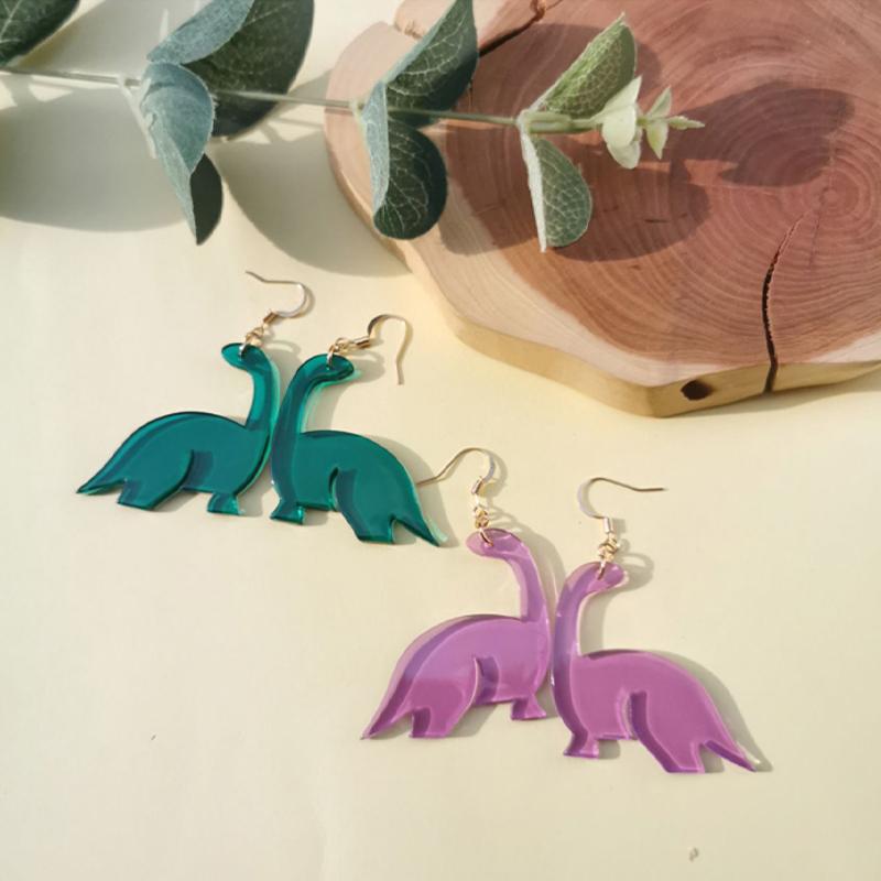 Acrylic Little Dinosaur Earrings