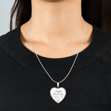 Load image into Gallery viewer, Heart shape commemorative Necklace