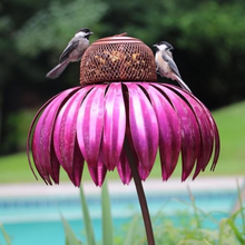 Load image into Gallery viewer, Coneflower Bird Feeder