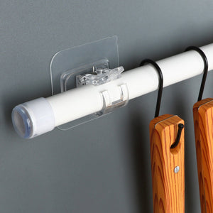 Transparent Hanging Rod Clip