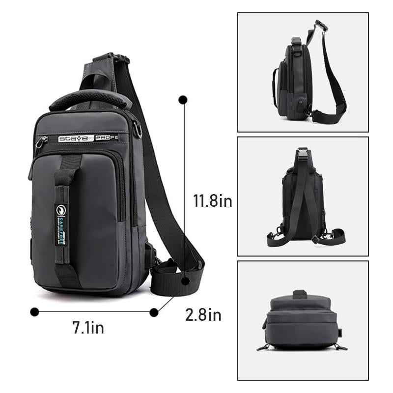 Waterproof Crossbody Bag for Men