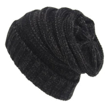 Load image into Gallery viewer, Women Knitted Slouchy Beanie Hat with Velvet