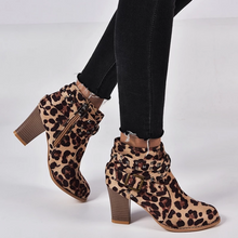 Load image into Gallery viewer, Women Round Toe Ankle Boots