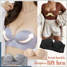 Load image into Gallery viewer, Strapless Front Buckle Lift Bra