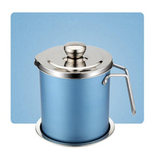 Load image into Gallery viewer, Stainless Steel Oil Strainer Storage Can