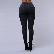 Load image into Gallery viewer, Women Sexy Jeans, White and Black