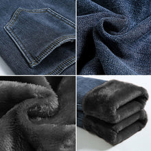 Load image into Gallery viewer, Thermal Fleece Denim Jeggings