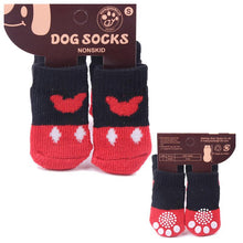 Load image into Gallery viewer, Non-slip Pet Socks with 4 straps