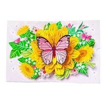 Load image into Gallery viewer, 3D Handmade Flower Greeting Card