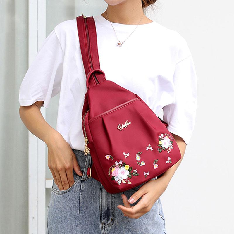 Embroidery Lightweight Backpack