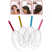 Load image into Gallery viewer, Hair Stimulation &amp; Relaxation Handheld Head Massager